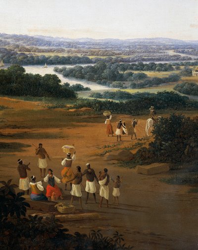 Serinhaem-Dorf in Brasilien oder Das Zuhause eines Zuckerrohrpflanzers in Brasilien von Frans Post