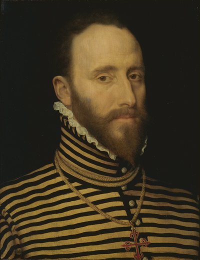 Porträt eines Ritters des Ordens von Calatrava, wahrscheinlich aus der Linie Sorias oder Soreau (Sorel) von Frans Pourbus (I) (attributed to)
