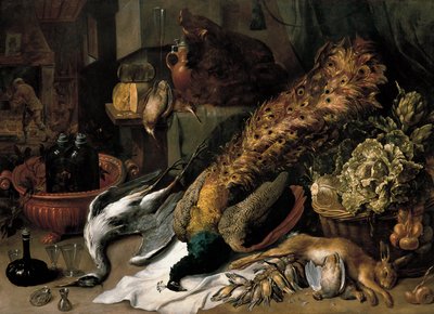 Stillleben mit einem Weinkühler von Frans Snyders