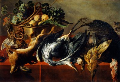 Stillleben mit einer Ebenholztruhe, 17. Jahrhundert von Frans Snyders or Snijders