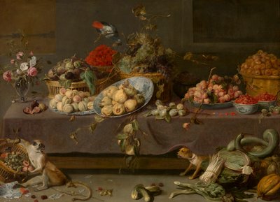 Blumen und Früchte von Frans Snyders or Snijders