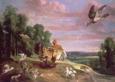 Der Falke und die Henne von Frans Snyders or Snijders