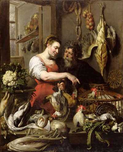 Der Geflügelhändler von Frans Snyders or Snijders