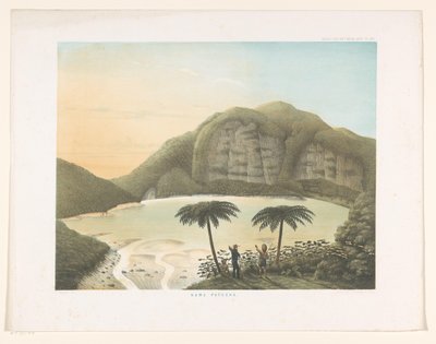 Kratersee Kawah Putih in West-Java von Frans Wilhelm Junghuhn