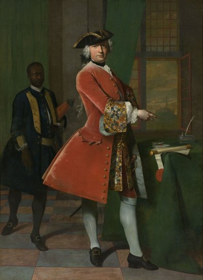 Porträt von Jan Pranger, 1742 von Frans van der Mijn