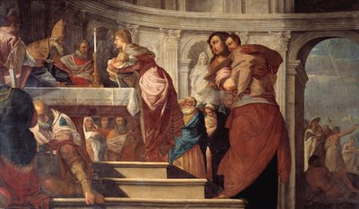 Die Darstellung Christi im Tempel und die Taufe Christi von Frantz Cleyn