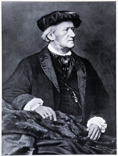 Richard Wagner - Porträt von Franz Hanfstaengl von Franz (after) Hanfstaengl