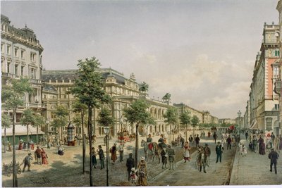 Die Wiener Oper kurz nach der Fertigstellung von Franz Alt