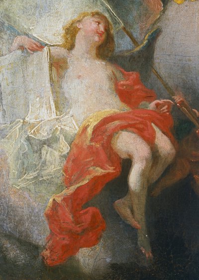 Engel, Detail aus Allegorie der Jesuitenmission in die ganze Welt, von Franz Anton Maulbertsch (1724-1796). Deutschland von Franz Anton Maulbertsch