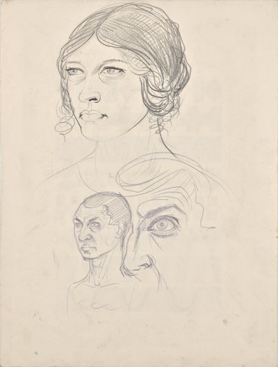 Porträtstudien Rosa und Walter Barwig von Franz Barwig der Ältere