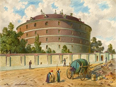 Das alte Irrenhaus in Wien, "Kaiser Joseph-Gugelhupf" genannt von Franz Gerasch