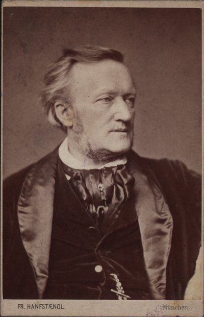 Porträt des Komponisten Richard Wagner 1813-1883, vor 1877 von Franz Hanfstaengl