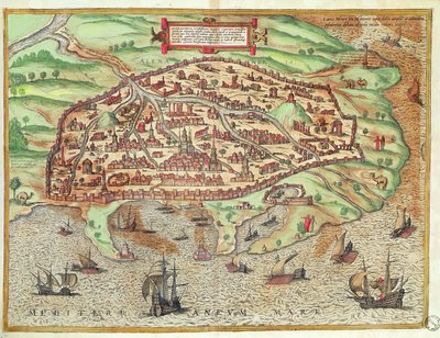 Karte von Alexandria aus 