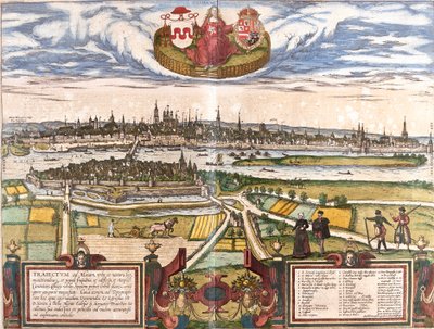 Ansicht von Maastricht, Niederlande von Franz Hogenberg