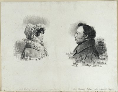 Amtsrat Kühne und Frau von Franz Krüger