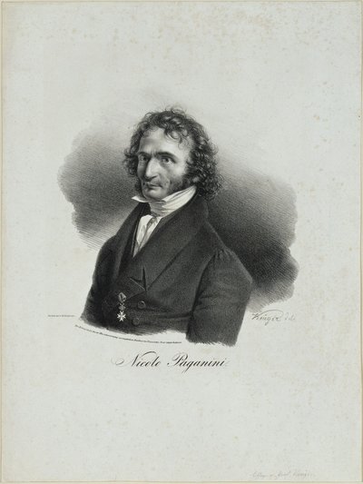Niccolò Paganini von Franz Krüger