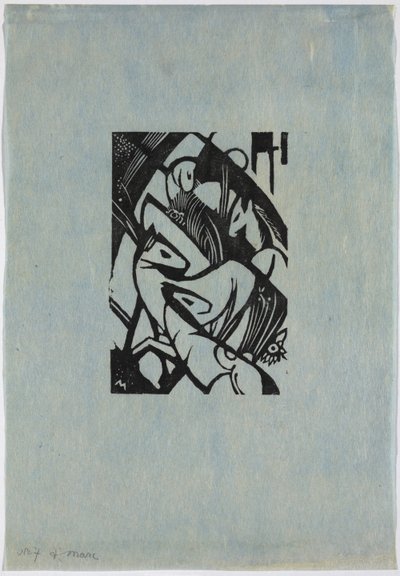 Springende Pferdchen von Franz Marc