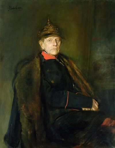 General-Feldmarschall Helmuth Graf von Moltke (1800-91), 1890 von Franz Seraph von Lenbach