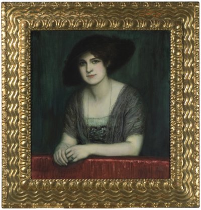 Maria mit dunklem Hut von Franz Stuck Ritter von