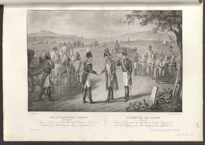 Treffen von Kaiser Franz I. mit Kaiser Nikolaus I. von Russland von Franz Wolf