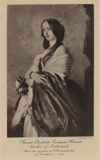 Lady Harriet Elizabeth Georgiana Howard (Gravur) von Franz Xaver Winterhalter