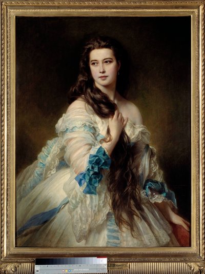 Porträt von Madame Barbe von Rimsky-Korsakow (1833-1878) von Franz Xaver Winterhalter