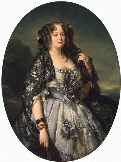 Porträt von Prinzessin Sophia Radziwill, 1864 von Franz Xaver Winterhalter