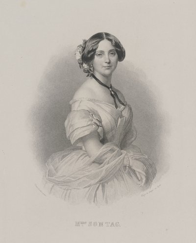 Porträt der Opernsängerin Henriette Sontag von Franz Xaver Winterhalter