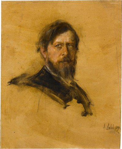 Bildnis Böcklins von Franz von Lenbach