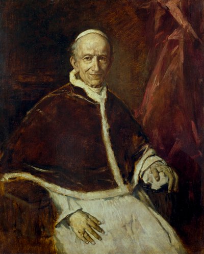 Papst Leo XIII. von Franz von Lenbach
