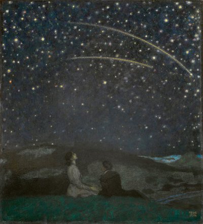 Die Sternschnuppen (Franz und Mary von Stuck) von Franz von Stuck von Franz von Stuck