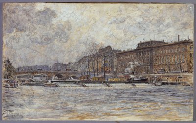 Das Hôtel de la Monnaie und die Pont-Neuf von Frederic Anatole Houbron