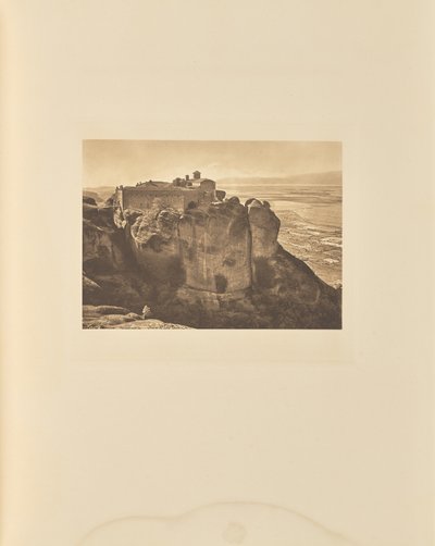 Das Kloster von St-Etienne bei den Meteoraklöstern von Frédéric Boissonnas