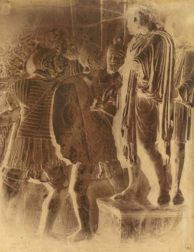 Basrelief vom Konstantinsbogen, Rom, 1849 von Frédéric Flachéron