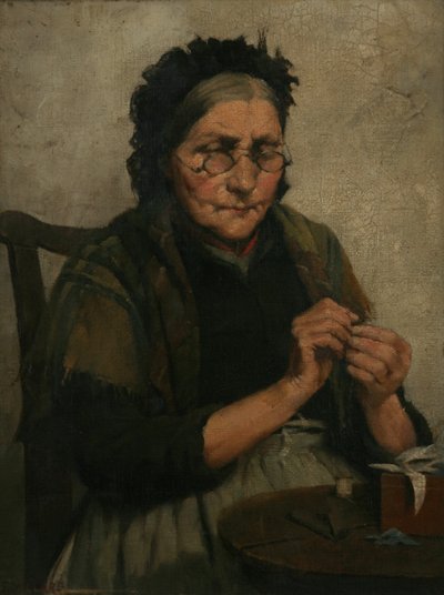 Der Faden des Lebens läuft noch glatt, 1885 von Fred Millard