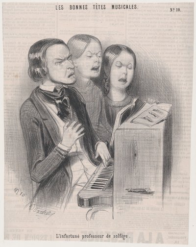 Der unglückliche Musiktheorielehrer von Frederic Bouchot