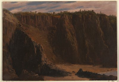 Klippen bei Grand Manan von Frederic Edwin Church
