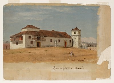 Kolumbien, Baranquilla Kirche von Frederic Edwin Church
