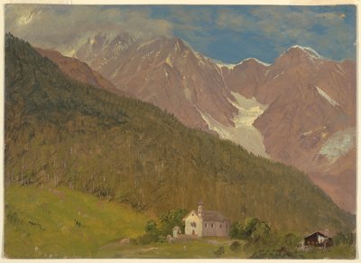 Eine Alpenlandschaft in der Schweiz, August 1868 von Frederic Edwin Church