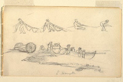 Boot mit Frau und Kindern, Juli–August 1858 von Frederic Edwin Church