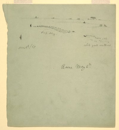 Campagna, Rom, Italien, 6. Mai 1869 von Frederic Edwin Church