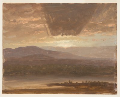 Zeichnung, Catskills von Hudson, New York, 1870 von Frederic Edwin Church
