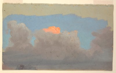 Wolkenstudie, 1860–70 von Frederic Edwin Church