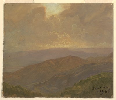 Bewölkter Himmel, August 1865 von Frederic Edwin Church