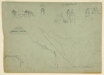 Vom Salzkammergut, Österreich und dem Königssee, nahe Berchtesgaden, Bayern, Juli 1868 von Frederic Edwin Church