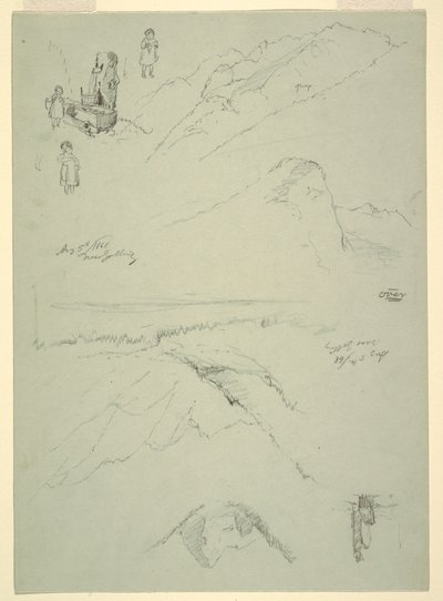 Von "nahe Golling", Österreich, 5. August 1868 von Frederic Edwin Church