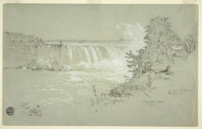 Horseshoe-Fälle und Goat Island von der kanadischen Seite von Frederic Edwin Church