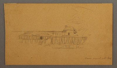 Haus und Dock von Frederic Edwin Church