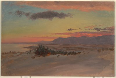 Hudson Valley im Winter, Blick nach Südwesten von Olana, 1870–80 von Frederic Edwin Church