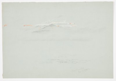 Lake Millinoket und Mount Katahdin, 1878 von Frederic Edwin Church